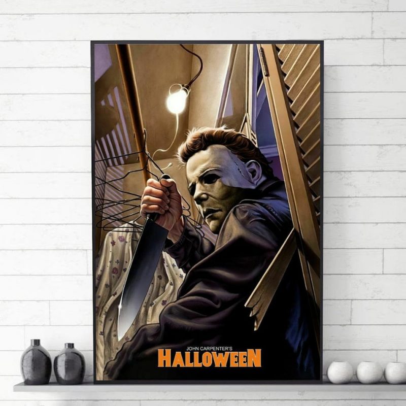 Michael Myers Halloween Home Decor Poster Canvas Kaiteez