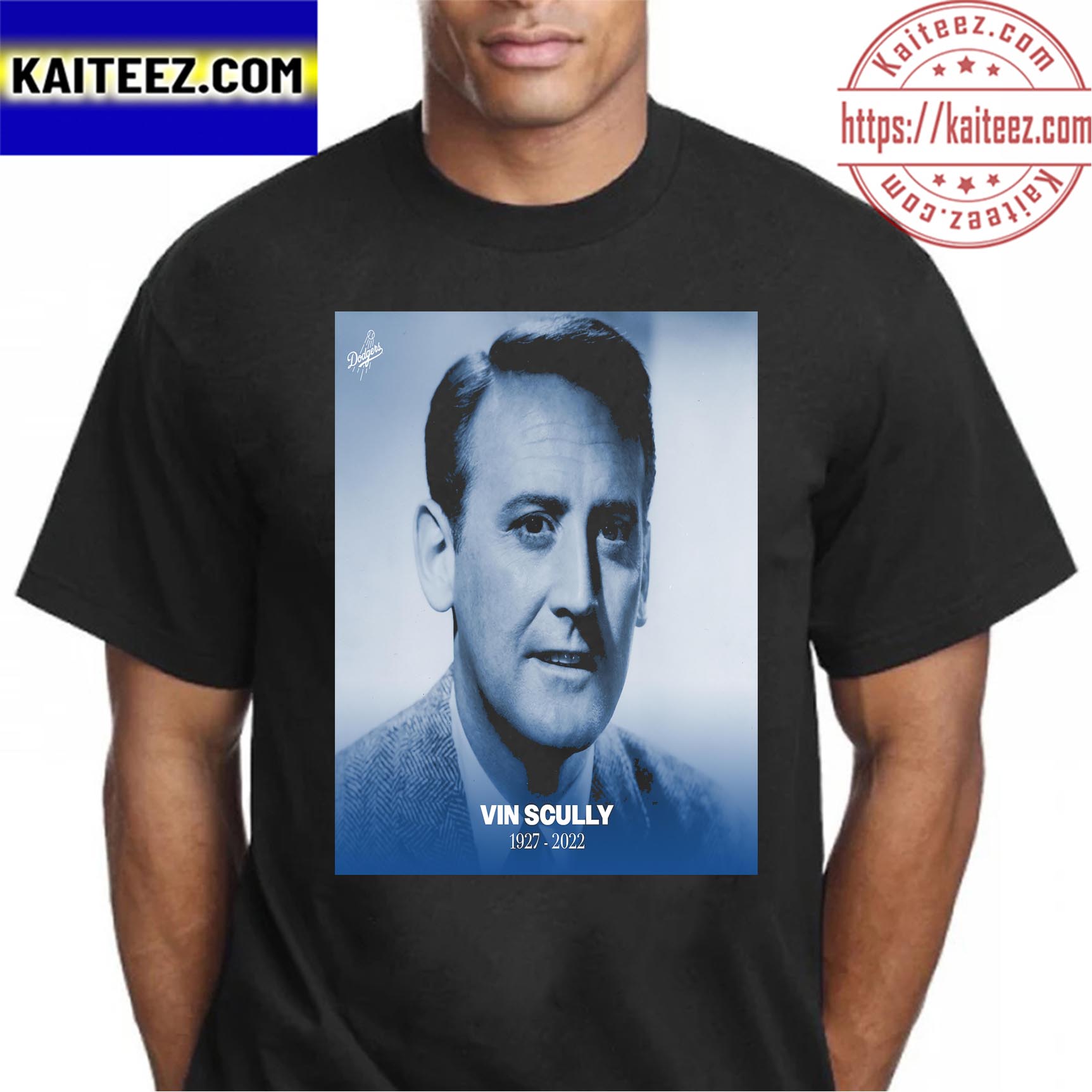 RIP Vin Scully 1927 2022 Legendary Dodgers Broadcaster Unisex T