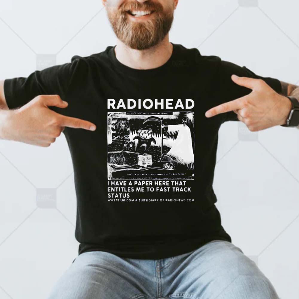 Radiohead Vintage Rock Band Gift -