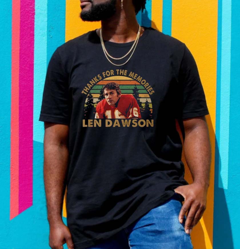 len dawson t shirts