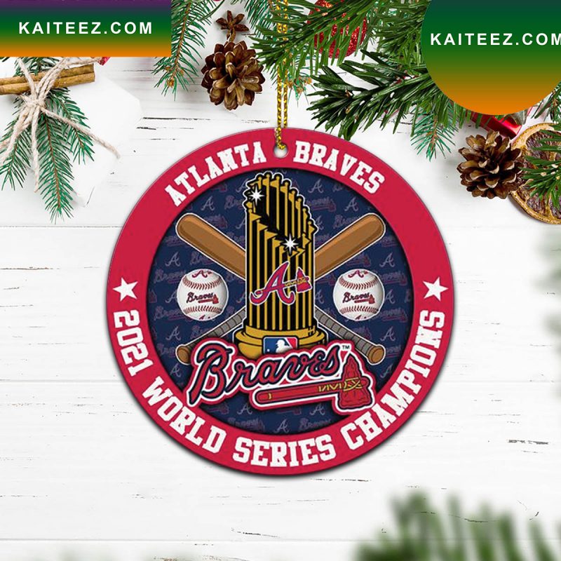 Atlanta Braves World Series Christmas Ornament Kaiteez