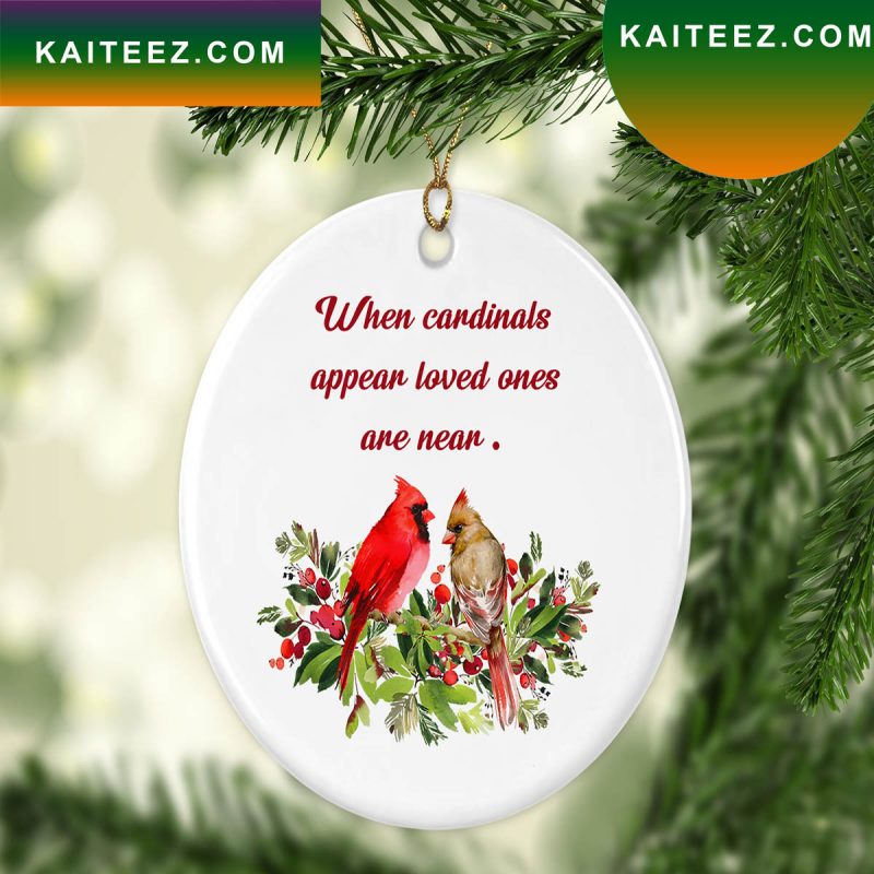 Cardinal Christmas Tree Decorations Christmas Ornament Kaiteez