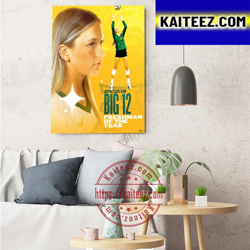 Baylor Volleyball Averi Carlson Big 12 Freshman Of The Year Art Decor