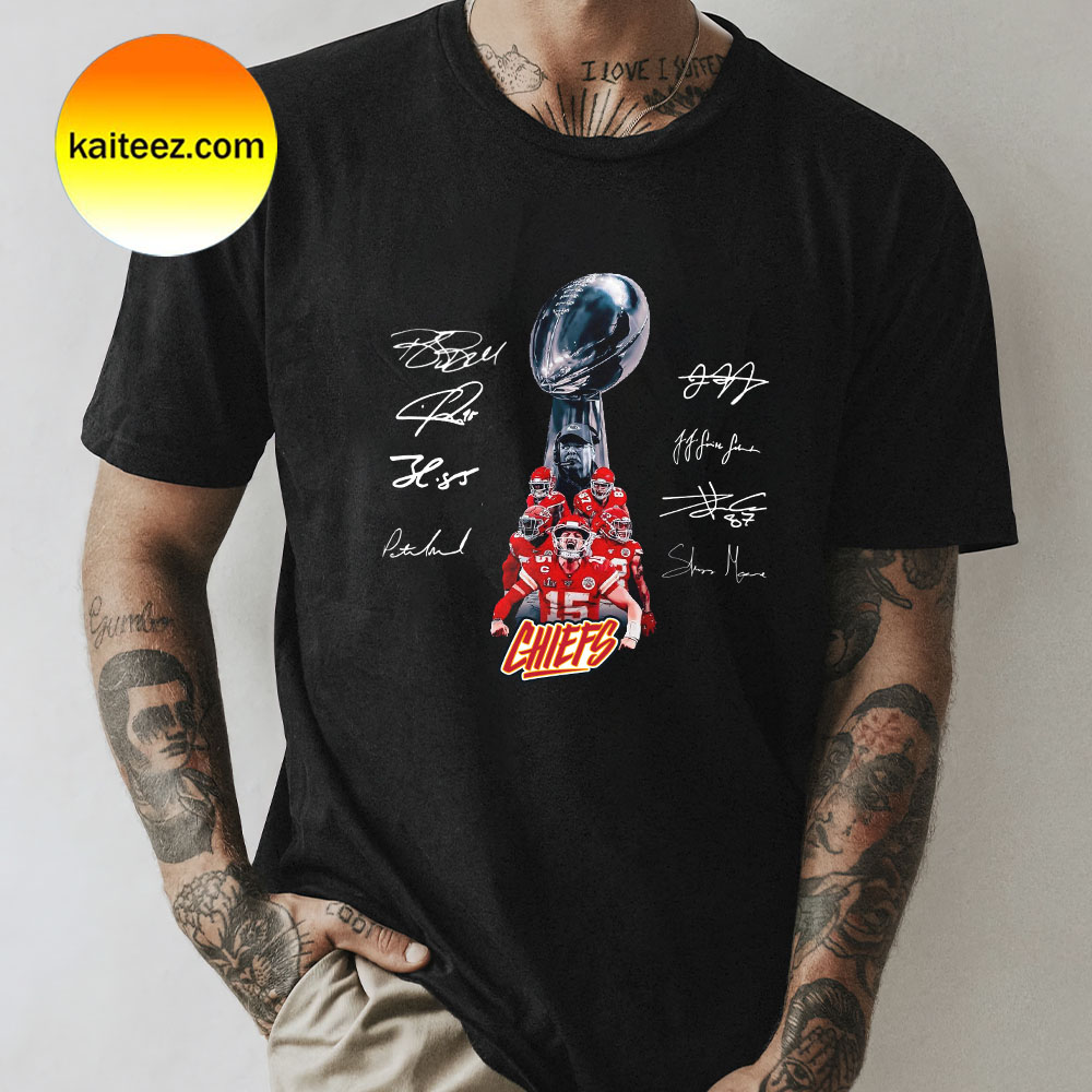 Chiefs AFC Champions 2023 Kansas City Patrick Mahomes Super Bowl LVII T- Shirt