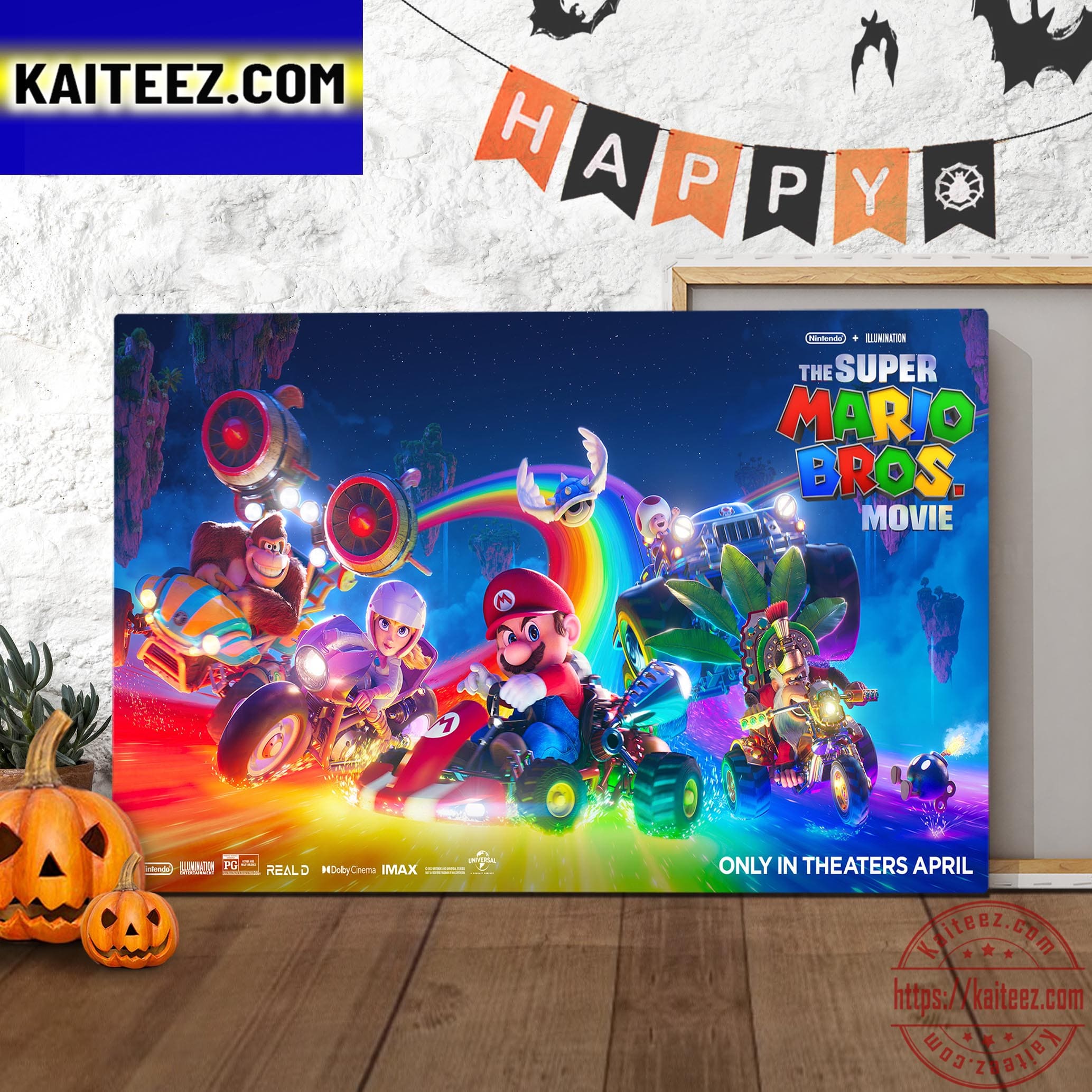 The Super Mario Bros Movie Official Banner Poster Art Decor Poster