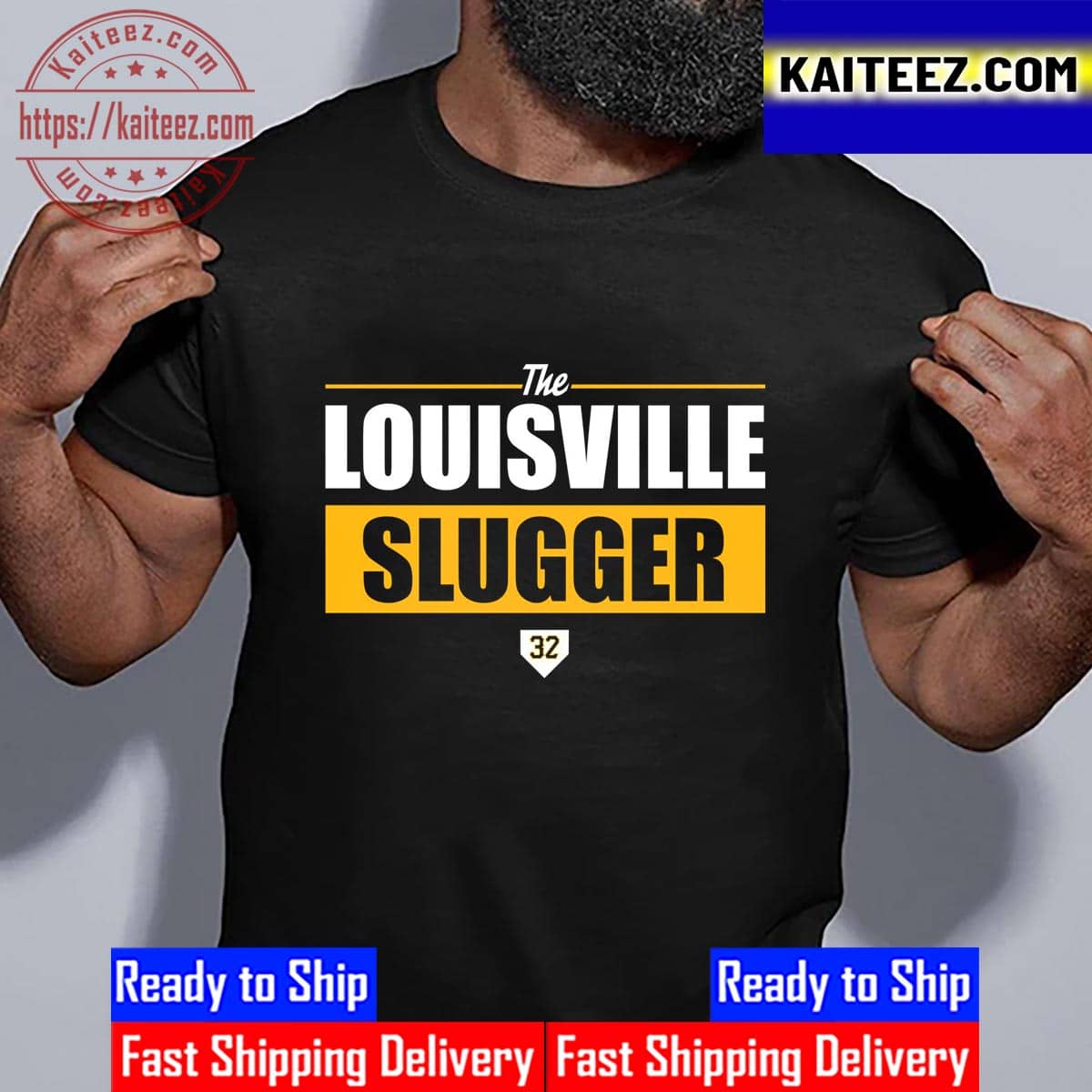 The Louisville Slugger 32 For Pittsburgh Vintage T-Shirt - Kaiteez