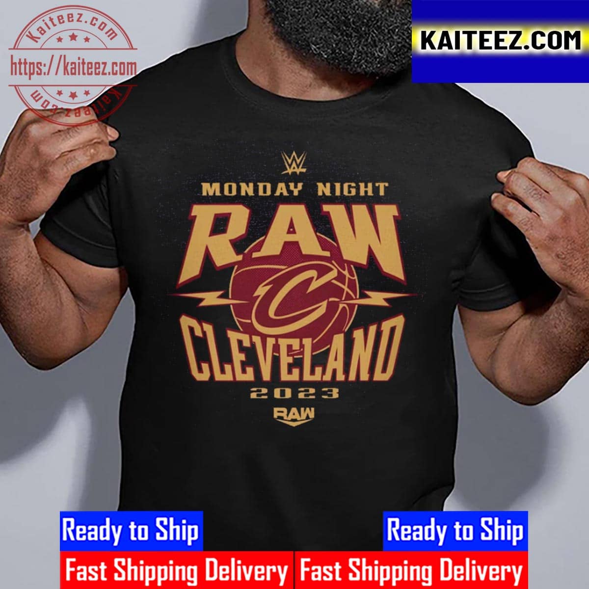 2023 Monday Night RAW x Cleveland Cavaliers Shirt, hoodie, sweater, long  sleeve and tank top