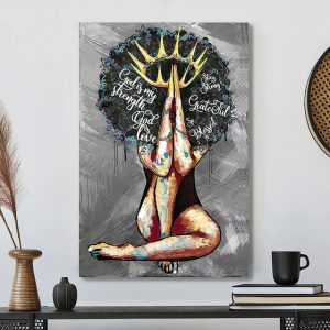 Christian Canvas Wall Art – Jesus Canvas – God Is My Booter Canvas