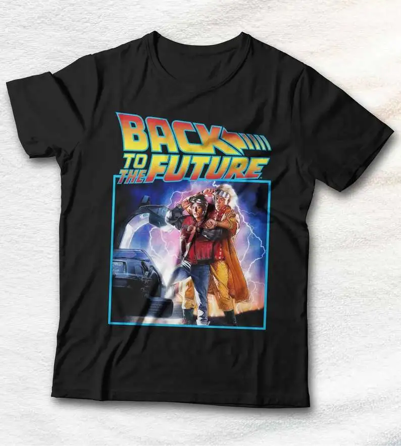 Back to The Future Movie Unisex Vintage Gift For Friends T-shirt