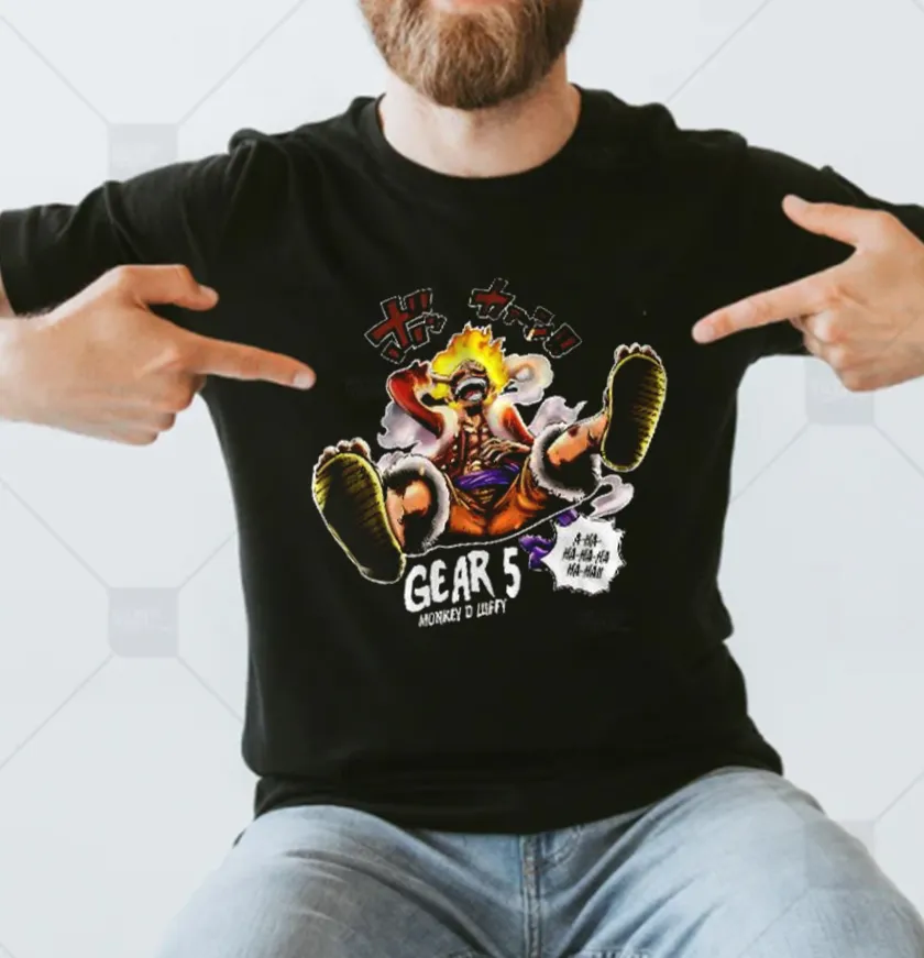 Gear 5 Luffy One Piece Unisex Classic Gift For Friends T-Shirt