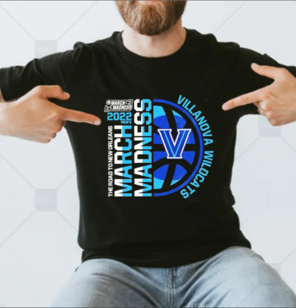 Villanova Wildcats 2022 NCAA March MadnessVitt Graphic Vintage Classic T-Shirt