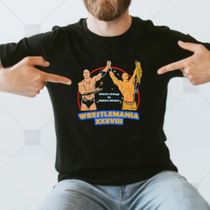 WrestleMania XXXVIII 38 Brock Lesnar Vs Roman Reigns Vintage Classic T-Shirt