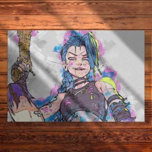 2021 Arcane Jinx League Of Legends ArcaneArt Print Poster Canvas