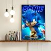 2022 Sonic The Hedgehog 2 Movie Poster Canvas