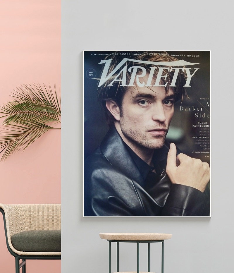 2022 The Batman Robert Pattinson GQ Magazine Canvas