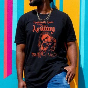 7th Annual Lemmy Tribute orange on black Essential Unisex T-Shirt