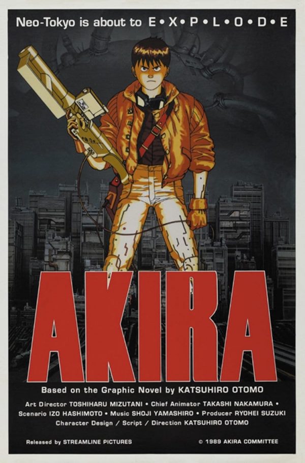 Akira 1988 Katsuhiro Otomo Anime Wall Art Home Decor Poster Canvas
