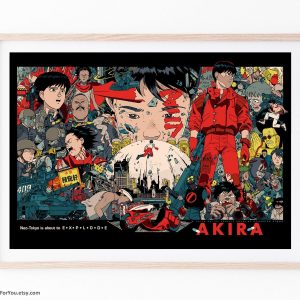 Akira Anime Comic Wall Art Home Decor Poster Canvas