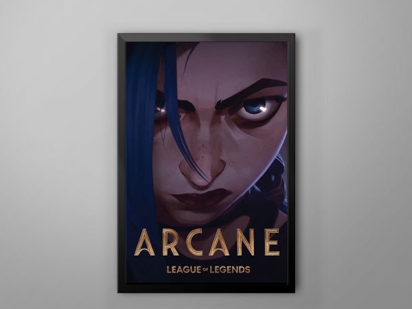 Arcane Jinx League Of Legends 2021 TV Show Poster