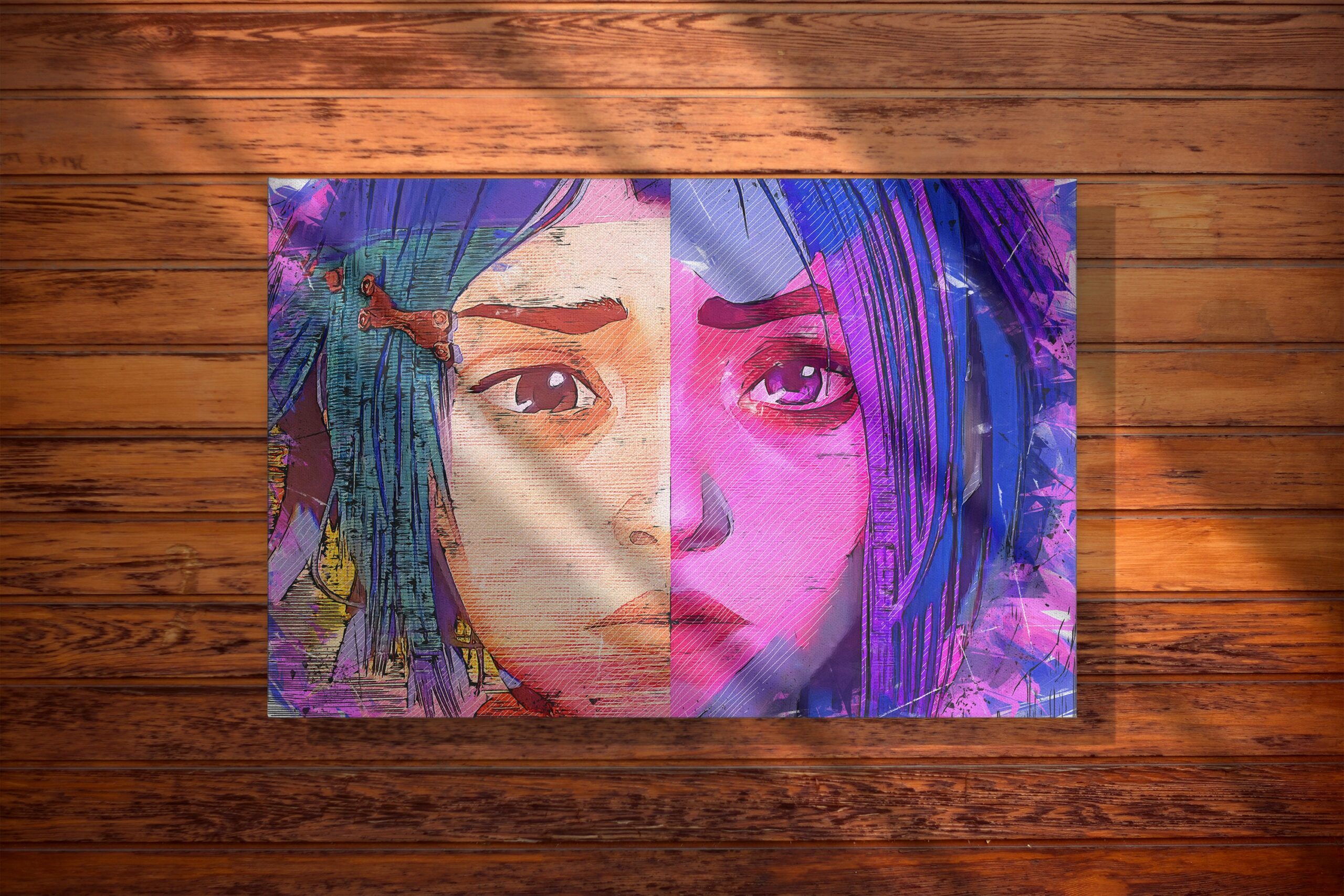 Arcane Jinx Powder Young And Old LOL Art Print Poster Canvas