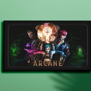 Arcane Jinx Vi Jayce Silco Mel League Of Legends Poster Wall Decor