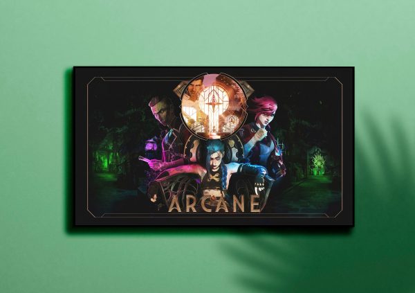 Arcane Jinx Vi Jayce Silco Mel League Of Legends Poster Wall Decor