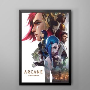 Arcane League Of Legends 2021 TV Show Poster Canvas
