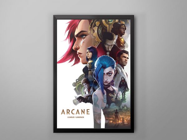 Arcane League Of Legends 2021 TV Show Poster Canvas