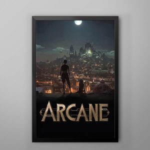 Arcane League Of Legends 2021 TV Show Poster Wall Art Canvas