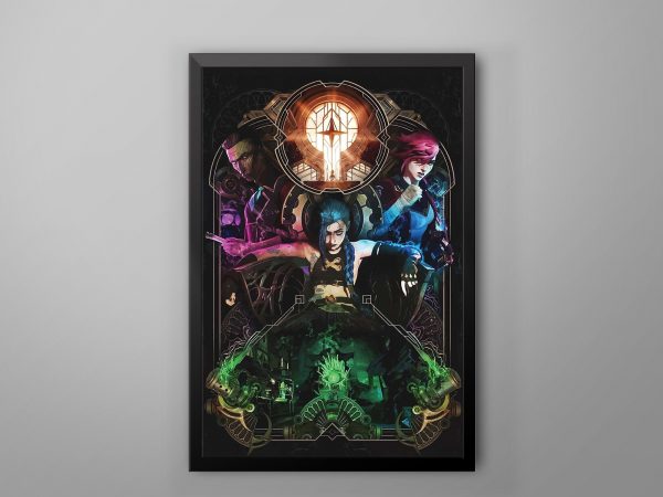 Arcane League Of Legends 2021 TV Show Wall Art Poster Canvas