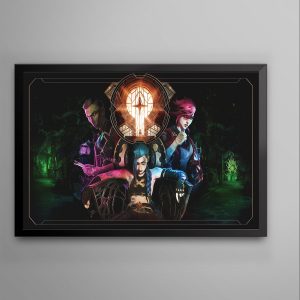 Arcane League Of Legends (2021) TV Show Wall Hanging Poster Canvas