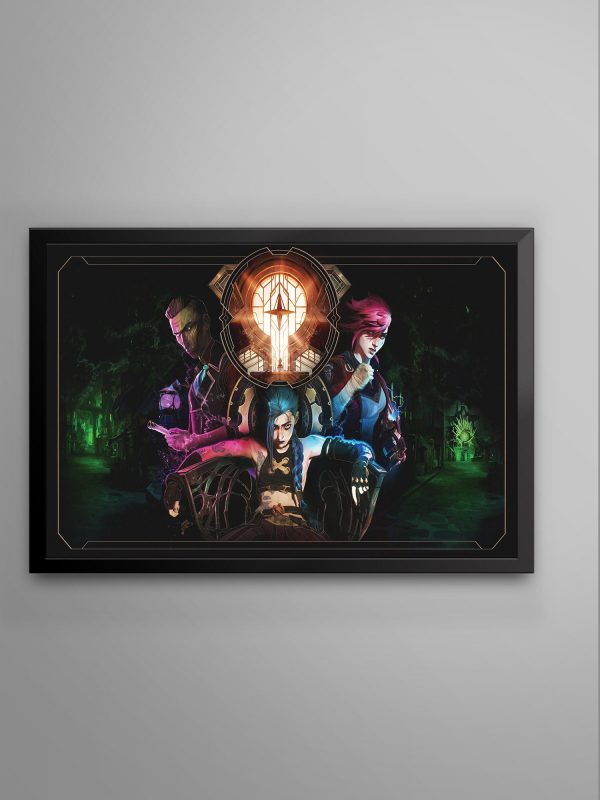 Arcane League Of Legends (2021) TV Show Wall Hanging Poster Canvas