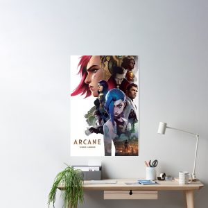 Arcane League Of Legends Jinx 2021 Poster Canvas