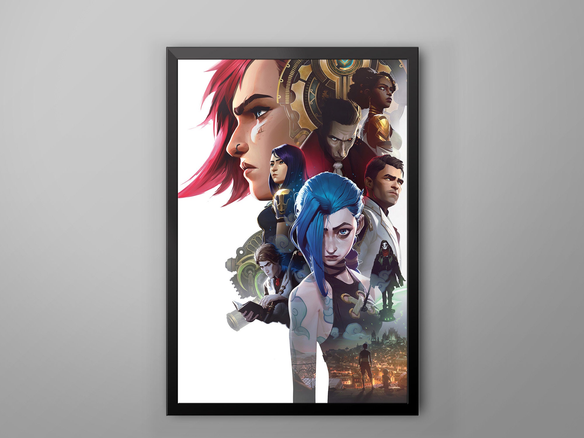 Arcane League Of Legends TV Show Poster Canvas