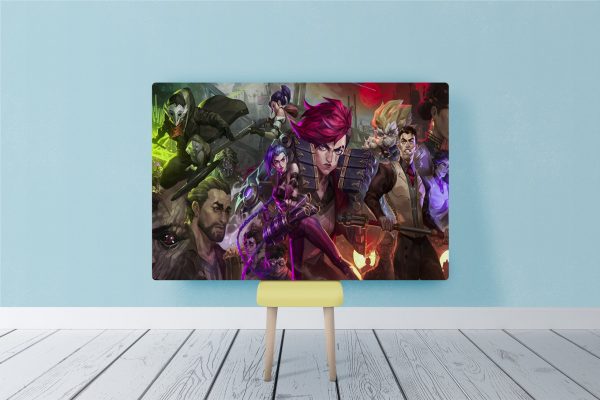 Arcane League Of Legends Wall Art 2022 Poster Canvas