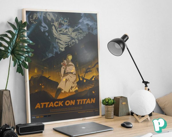 Attack On Titan Anime Movie Home Decor Poster Canvas