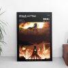 Attack On Titan Minimalist Anime Home Decor Poster Canvas