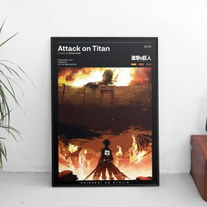 Attack On Titan Minimalist Anime Movie Home Decor Poster Canvas