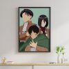 Attack On Titan Minimalist Anime Movie Vintage Retro Home Decor Poster Canvas