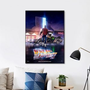 Back To The Future Part 4 Movie Wall Art Home Decor Poster Canvas