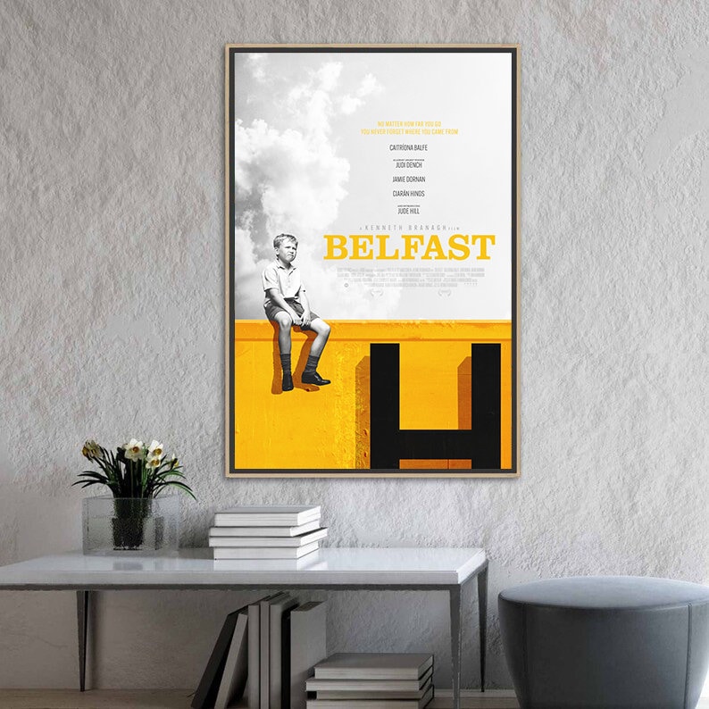 Belfast Oscars 2022 Poster Canvas