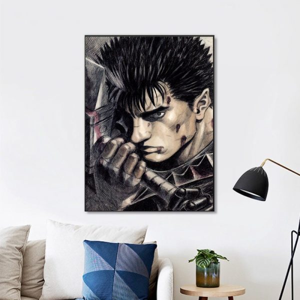 Berserk Anime Wall Art Home Decor Poster Canvas