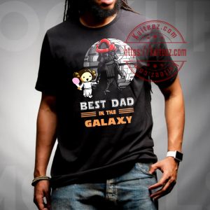Best Dad In The Galaxy Fathers Day Star Wars T-Shirt