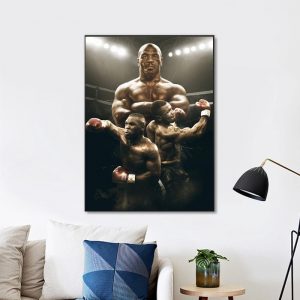 Boxing Champion Mike Tyson Wall Art Home Decor Poster Canvas