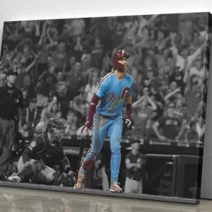 Bryce Harper walk-off Grand Slam Philadelphia Phillies Baseball Wall Art Home Decor Poster Canvas