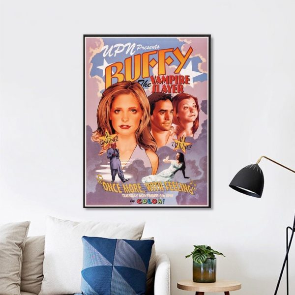 Buffy The Vampire Slayer Wall Art Home Decor Poster Canvas