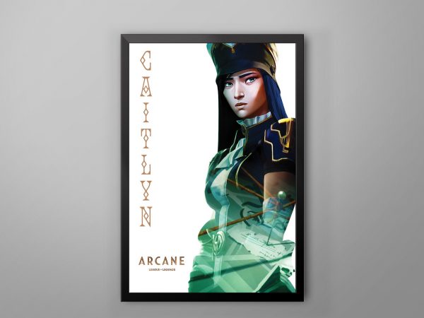 Caitlyn Arcane League Of Legends 2021 TV Show Home Decor Poster Canvas