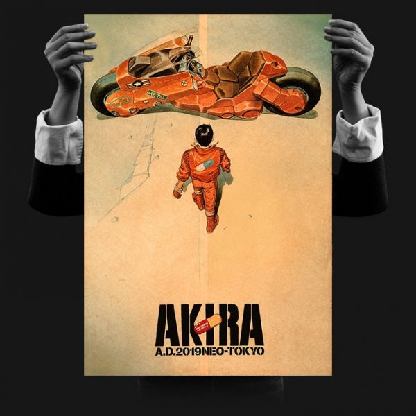 Calssic Movie Akira Anime 80s Cinema High Quality Home Decor Poster Canvas