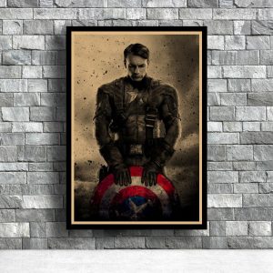 Captain America 2 The Winter Soldier Superheroes Movie Wall Art Home Decor Poster Canvas