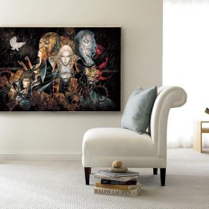 Castlevania Symphony Of The Night Game Wall Art Home Decor Poster Canvas